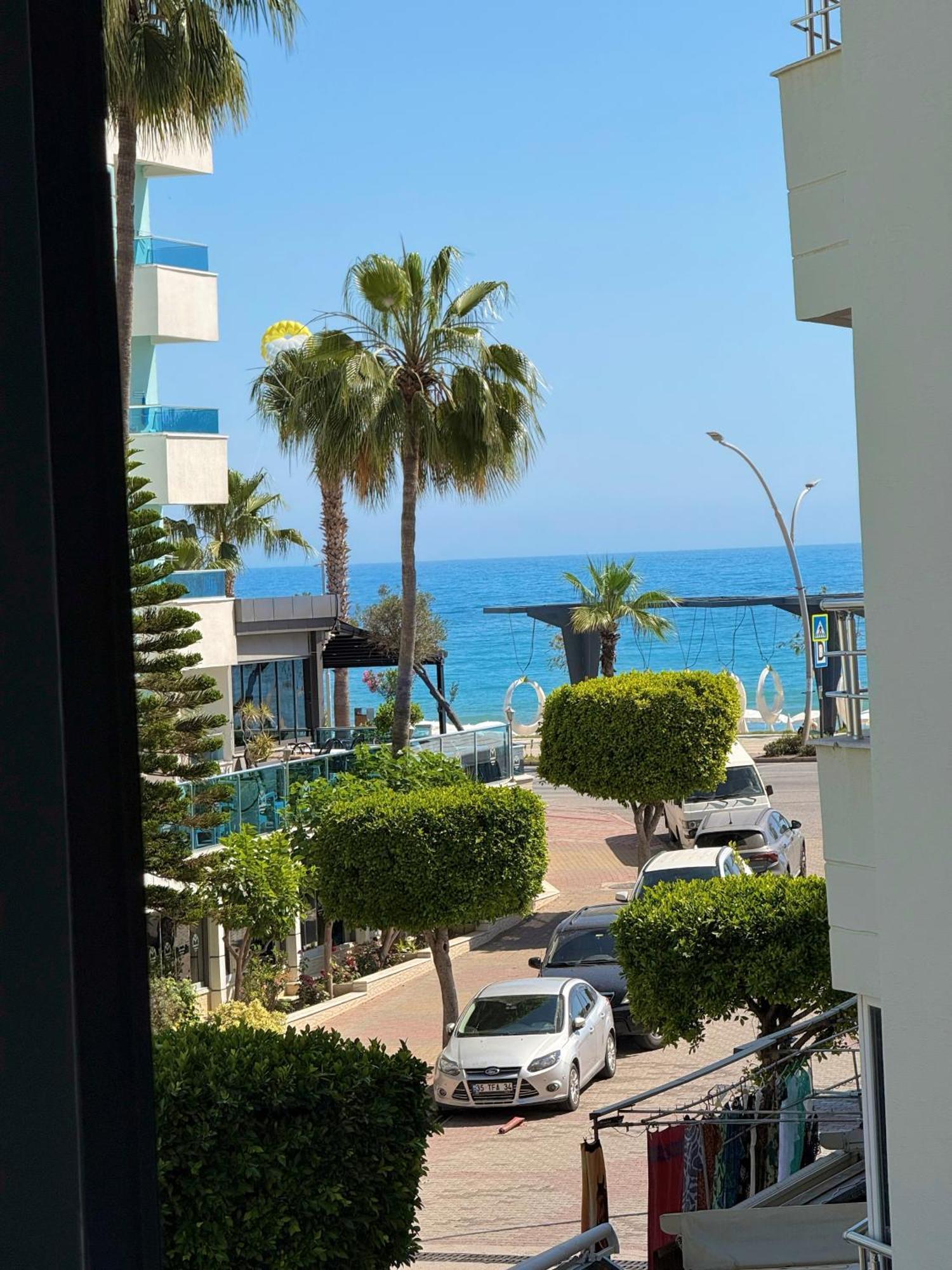 Sa Apartments! Beachfront Apartment With Sea View & Pool Alanya Exterior foto