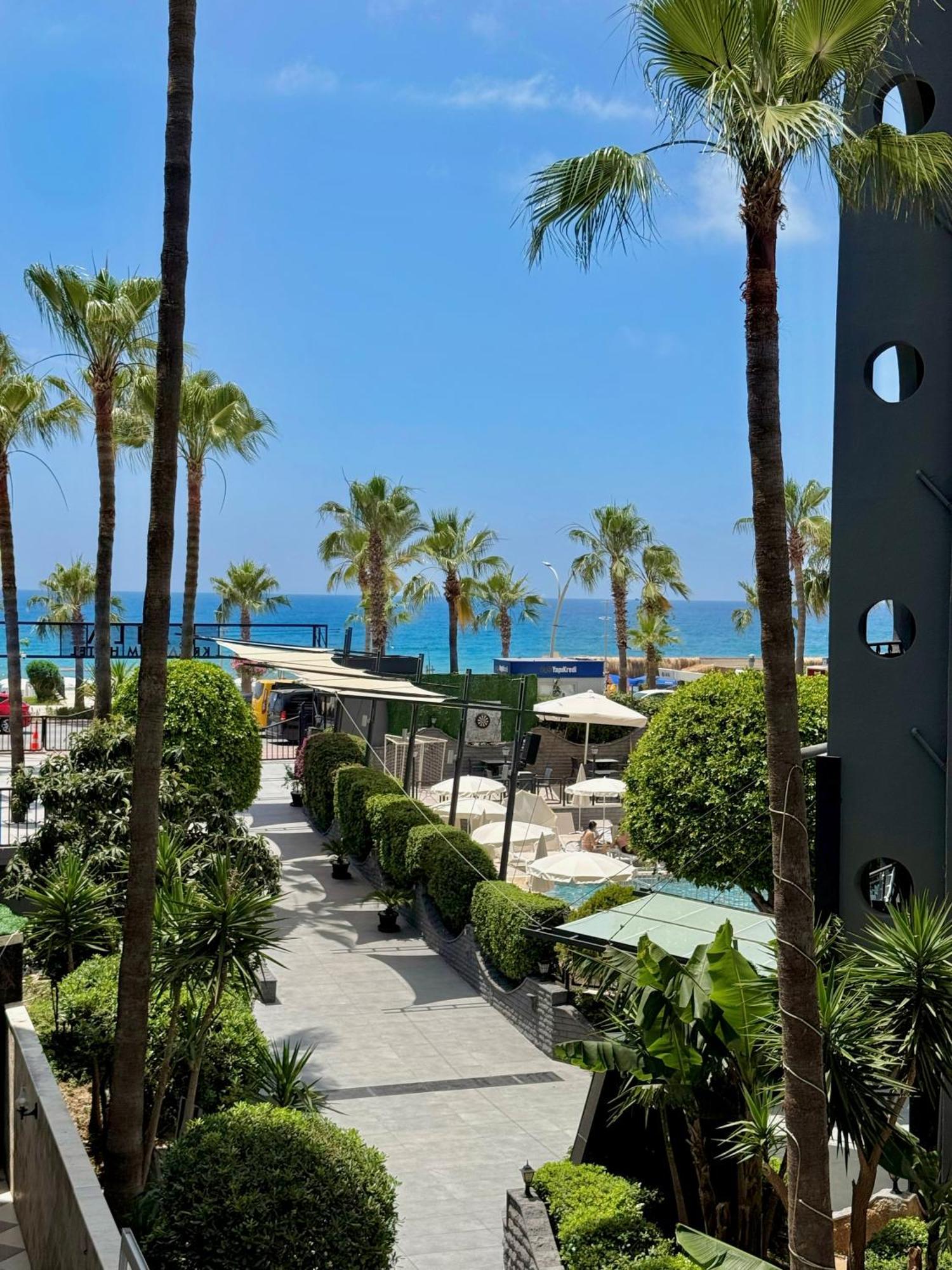 Sa Apartments! Beachfront Apartment With Sea View & Pool Alanya Exterior foto